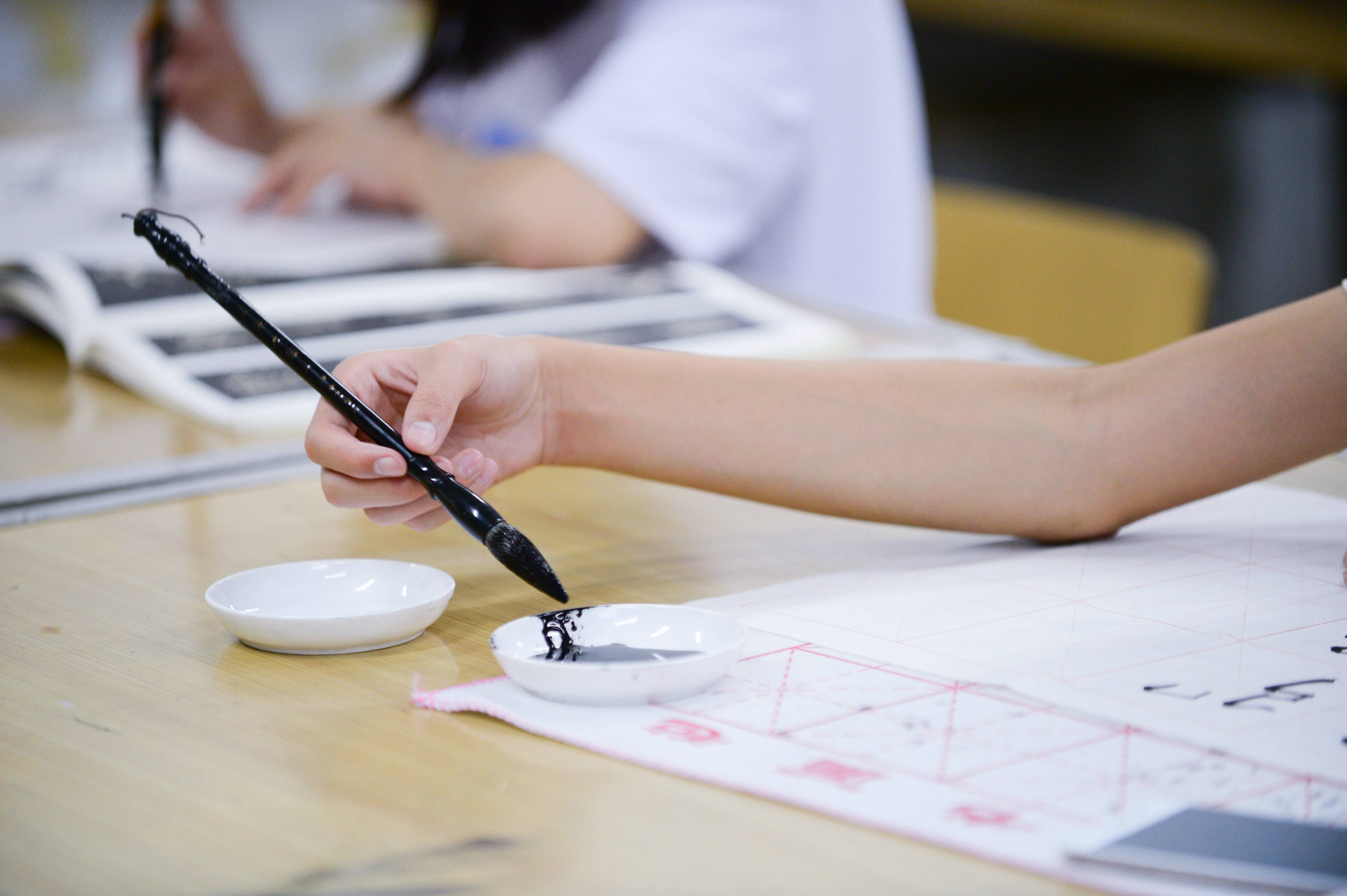 魅力選修課第六期之練書法的孩子們