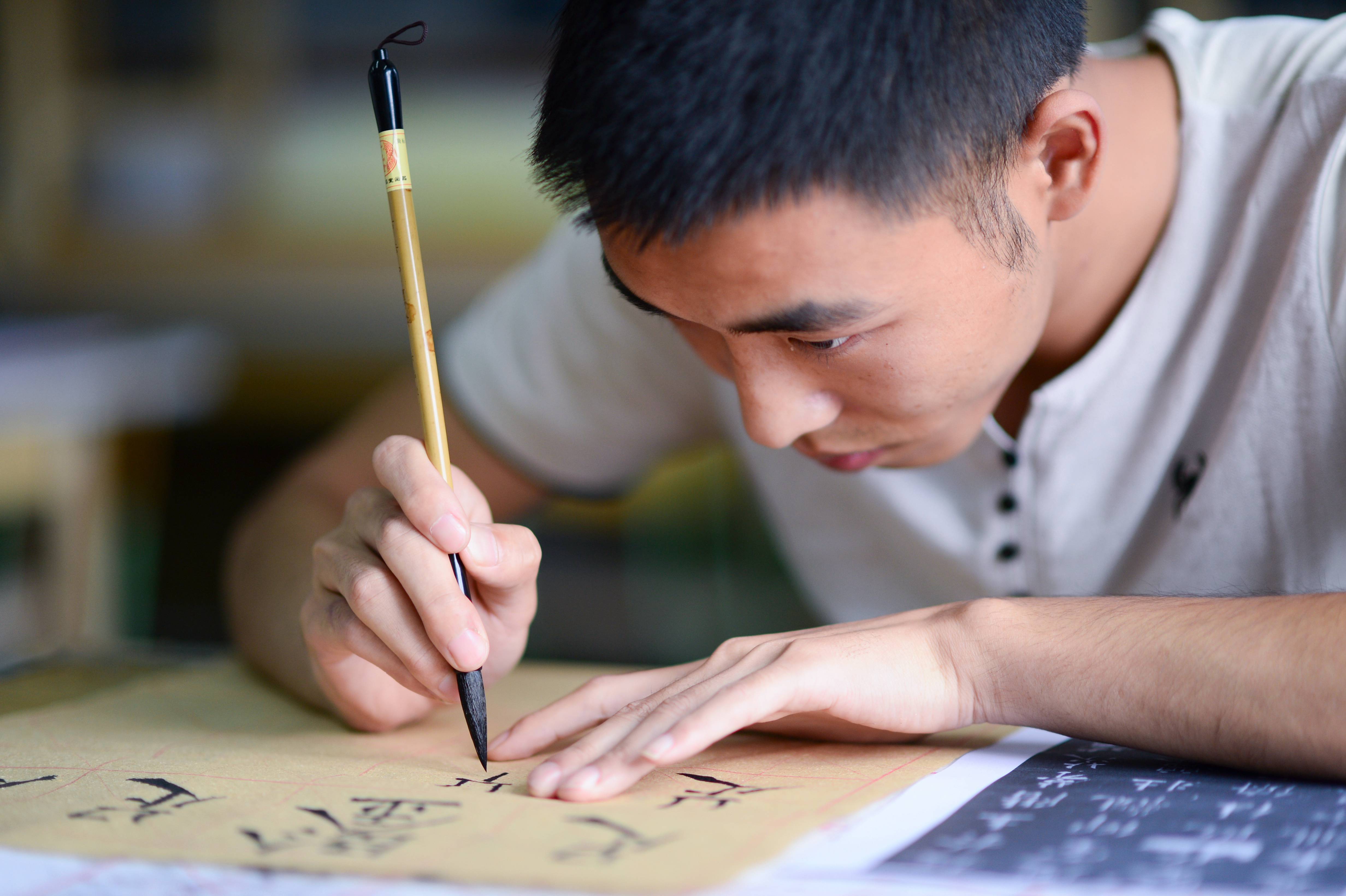 魅力選修課第六期之練書法的孩子們