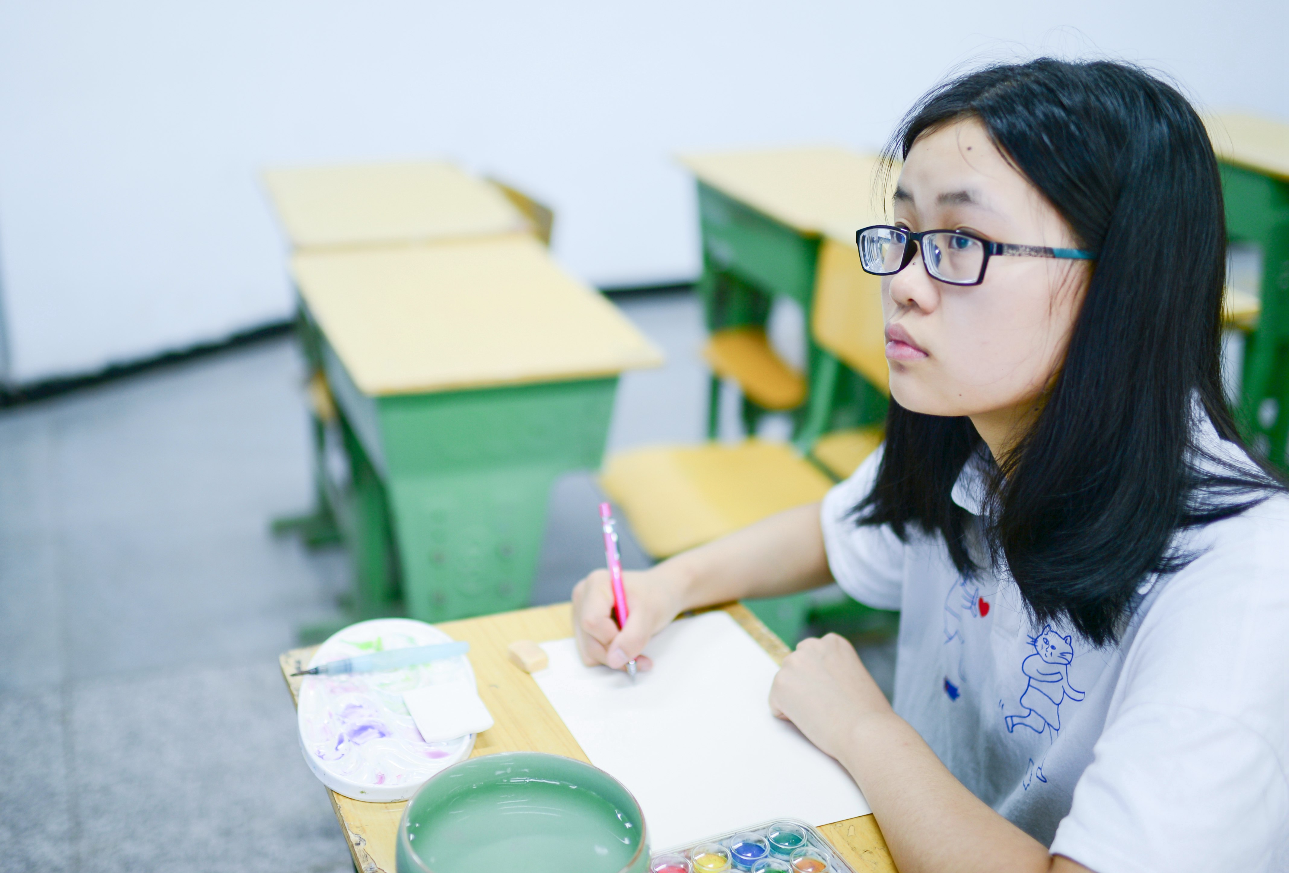 魅力選修課第十一期之水彩課堂上的孩子們